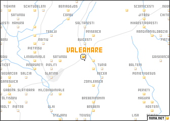 map of Valea Mare