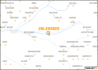 map of Valea Mare