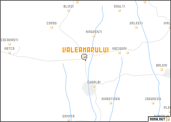 map of Valea Mărului