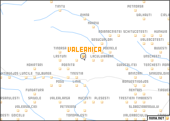 map of Valea Mică