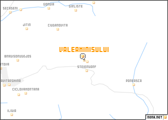 map of Valea Minişului