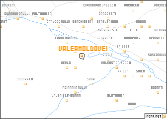 map of Valea Moldovei