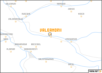 map of Valea Morii