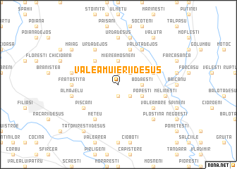 map of Valea Muierii de Sus