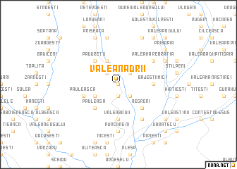 map of Valea Nadrii