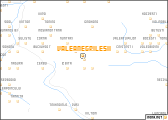 map of Valea Negrilesii