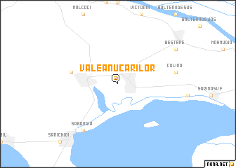 map of Valea Nucarilor