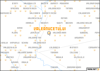 map of Valea Nucetului