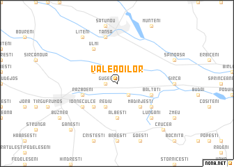 map of Valea Oilor