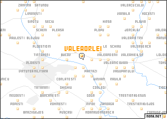 map of Valea Orlei