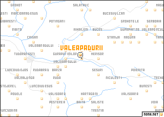 map of Valea Pădurii