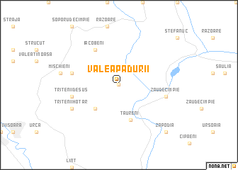 map of Valea Pădurii