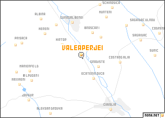 map of Valea Perjei