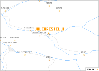 map of Valea Peştelui