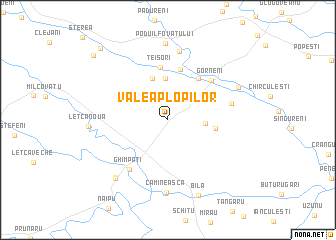map of Valea Plopilor