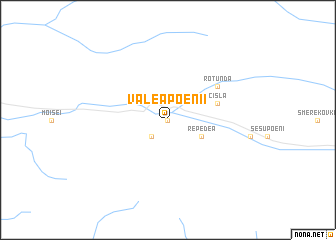 map of Valea Poenii