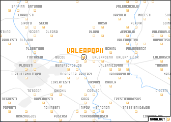 map of Valea Popii