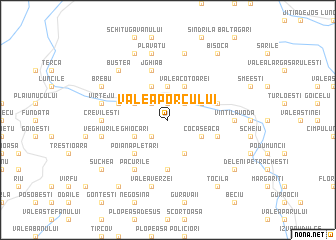 map of Valea Porcului