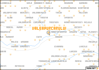 map of Valea Purcărului