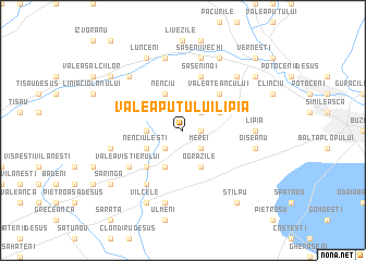 map of Valea Puţului-Lipia