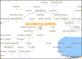 map of Valea Puţului-Merei