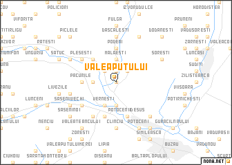 map of Valea Puţului