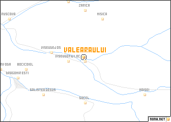 map of Valea Raului