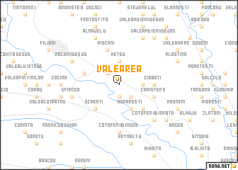 map of Valea Rea