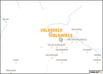 map of Valea Rece