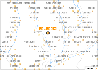 map of Valea Rizii