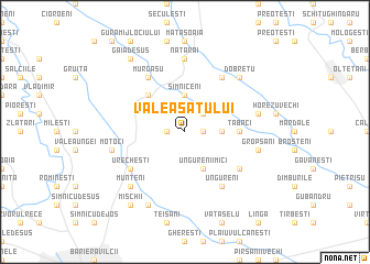 map of Valea Satului
