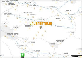 map of Valea Satului