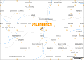 map of Valea Seacă