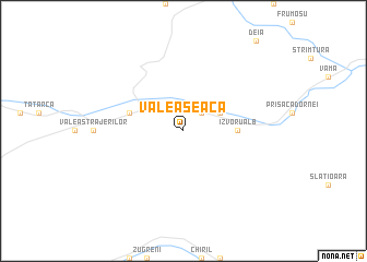 map of Valea Seacă