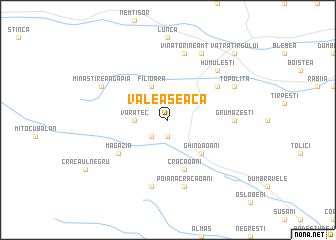 map of Valea Seacă