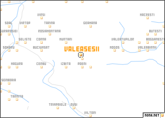 map of Valea Şeşii