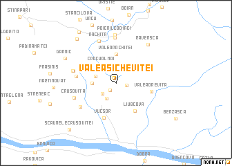 map of Valea Sicheviţei