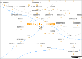 map of Valea Stănişoara