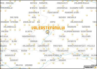 map of Valea Ştefanului