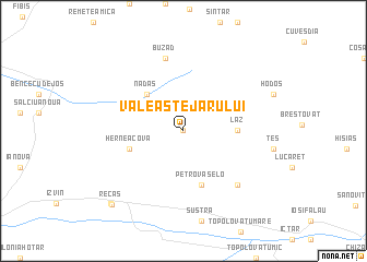 map of Valea Stejarului