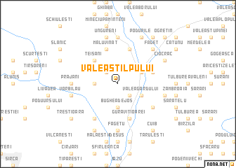 map of Valea Stîlpului