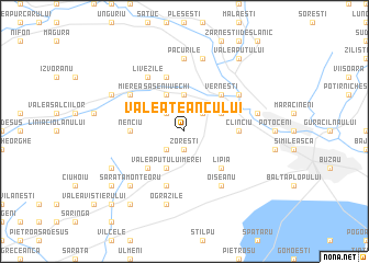 map of Valea Teancului