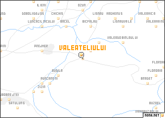 map of Valea Teliului