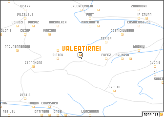 map of Valea Tîrnei