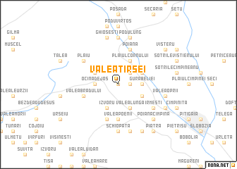 map of Valea Tîrsei