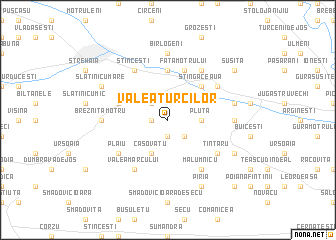 map of Valea Turcilor