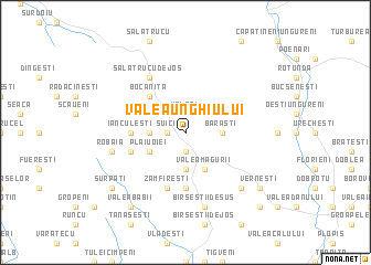 map of Valea Unghiului