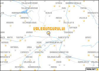 map of Valea Ungurului