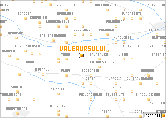 map of Valea Ursului