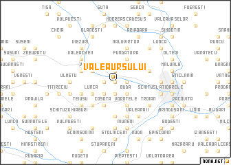 map of Valea Ursului